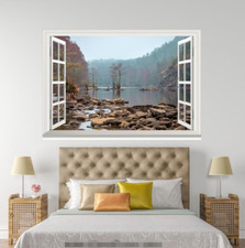 3D Stein Baum Flüsse 5 Offen