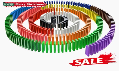 1000pcs dominosteine bunte - 1000pcs,