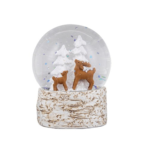 Schneekugel rehfamilie - schneekugel,