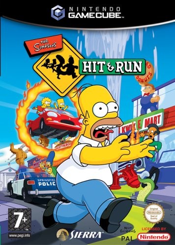 Simpsons hit run nintendo - simpsons:,