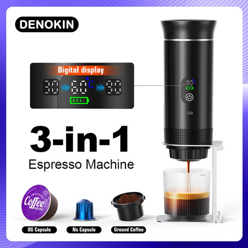 Denokin mini espressomaschine - denokin, mini-espressomaschine