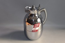 große vintage Alfi Isolierkanne Juwel 1,5 Liter Pickelhaube Kaffeekanne Chrom/k3