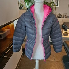 CMP lightweight  Daunenjacke ultraleichte DAUNEN Jacke grau/pink Gr.  146/152