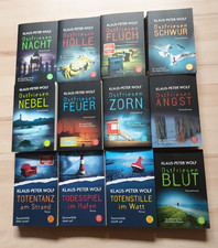 Klaus-Peter Wolf - 22  Krimis / Thriller -  Nordsee/ Ostfriesland Konvolut