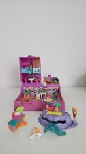 Polly Pocket Surf'n Swim Schatzkiste 1996 mit 2 Figuren