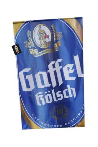 Gaffel kölsch banner - gaffel, tafel
