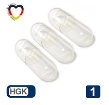 Leerkapseln 100 - 20.000 Gelatinekapseln Größe 1 leere Kapseln transparent