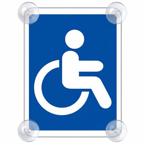 Rollstuhl schild auto - auto, 4