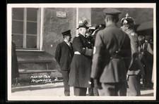 Foto-AK Peissenberg, Marine-Tag mit hohen Gästen Marine Offizier mit Zweispitz, 
