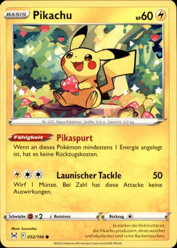 Pokemon pikachu lor - pikachu, de