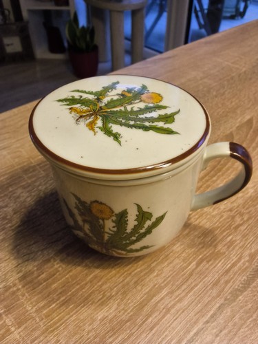 Teetasse mit sieb und deckel - teetasse,