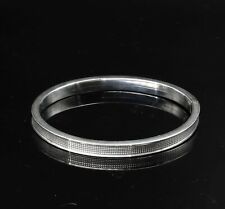 835/ Silber Armreif mit schönem Muster, Armumfang ca. 17,5 cm, guter Zustand.