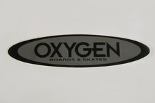 Aufkleber/Sticker OXYGEN Boards&Skates 12x2cm oval 80er vintage 
