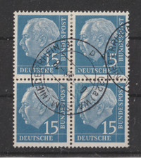 Bund Heuss I, 15 Pf,  Mi. 184