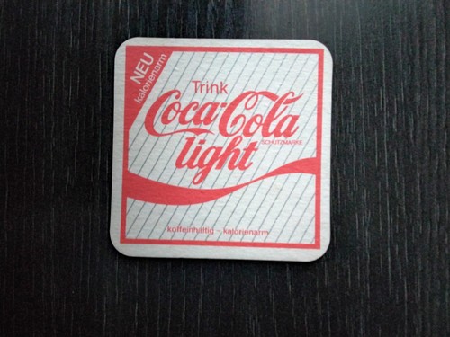 Bierdeckel coca cola - bierdeckel, coca-cola
