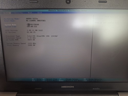 Medion akoya s221x notebook - akoya,