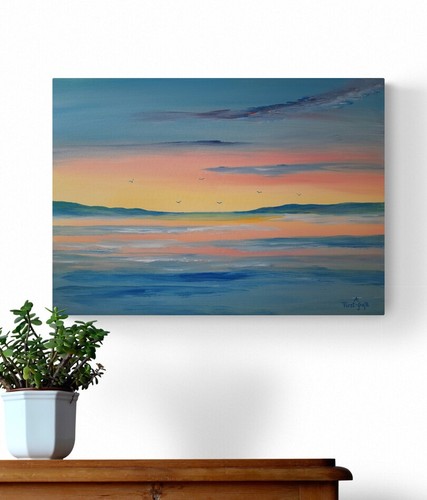 Original acrylbild bild - original,