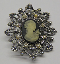 Vintage cameo brosche - vintage,