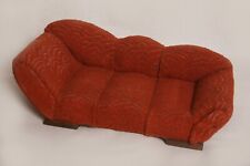 Puppensofa Ottomane Kanapee Chaiselongue gepol. groß 44cm Puppenküche 40/50er