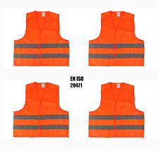 4x Warnweste Sicherheitsweste