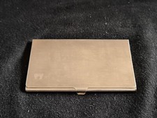 Visitenkarten Etui 800 Silber Reichsadler links schauend Florenz Italien Vintage