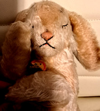 Steiff Floppy Hansi Schlafender Hase Kaninchen | | Rarität Vintage*ORIGINAL