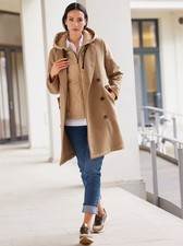 Mantel braun 50 Heine Kurzmantel mit Steppweste einzeln tragbar camel -.2923