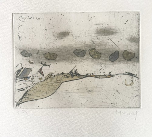 Horst hussel originalgraphik - -,