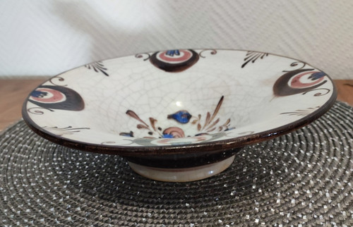 Keramik schale krakelee glasur - keramik,