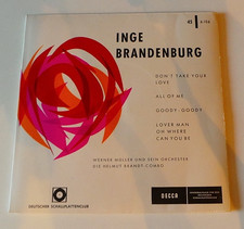 7" EP Inge Brandenburg - EP ClubPressung BD 8044 (Decca D 1960) JAZZ