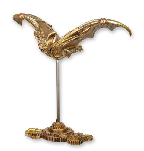 Steampunk figur fledermaus - fledermaus, aus