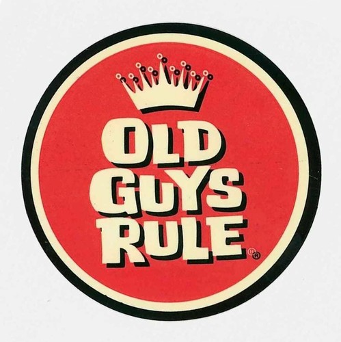 Aufkleber old guys - old,