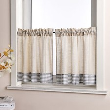 2 Stück Scheibengardinen