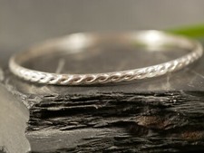 Toller 925 Sterling Silber Armreif Mexico Taxco TB-55 Umlaufendes Flechtmuster 