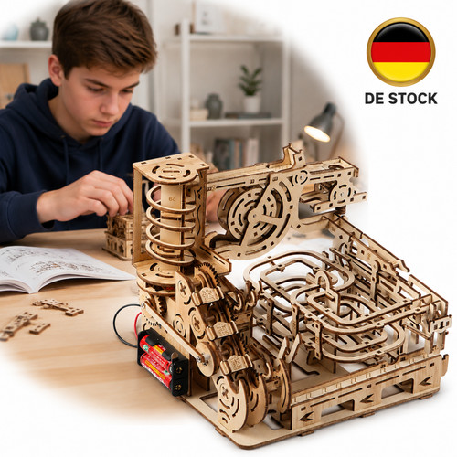 Murmelbahn holzpuzzle - 3d,