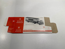 Wiking Leerkarton, top Nachbau, Großer Koffer-Sattelschlepper MAN Pausbacke 51g