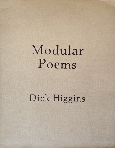 Dick higgins modular - dick, higgins: