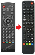 Ersatz Fernbedienung Technisat HD-S221 / HD-S222 Receiver