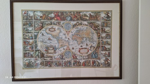 Bild antike weltkarte globus - bild,