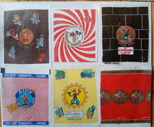 Obst Einwickelpapier, Orangen Papier, Fruit Wrappe Pergament,  Micky Maus etc