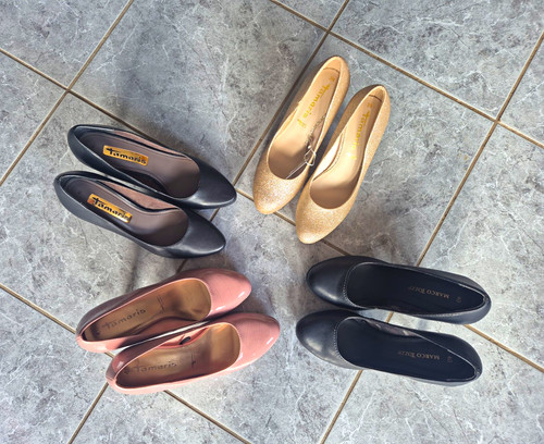 Paar pumps neu und - neu,