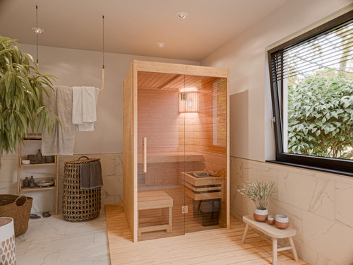 Massivholzsauna nova lite - massivholzsauna,