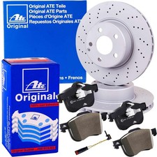 ATE gelochte BREMSSCHEIBEN 330mm + BELÄGE VORNE passend für PORSCHE 911 997