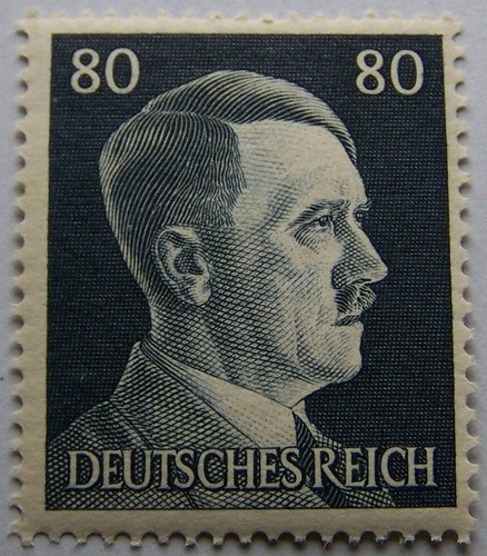 Briefmarke adolf hitler - briefmarke,