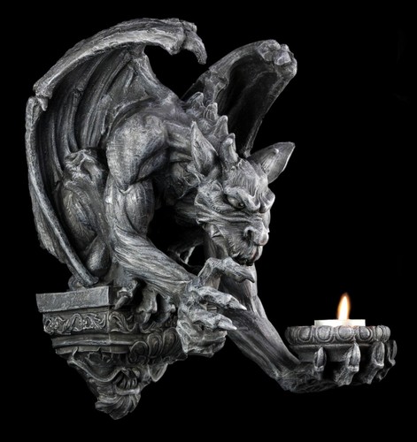 Gargoyle wand teelichthalter - gargoyle,