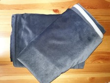 Husse Samt IKEA Vanvik  Bett Blau-Grau 140×200 