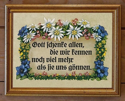Haussegen gott schenke - "gott,
