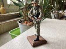 Figur (alt) - Soldat - Zinnfigur - vollplastisch - Militär - WK II - 12 cm