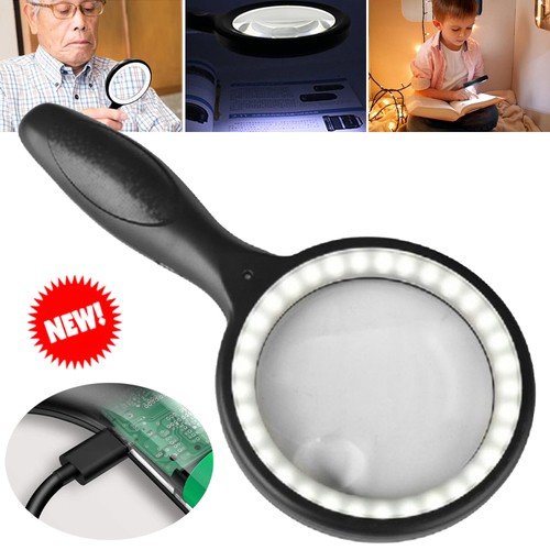 Extra große led handlupe mit - handlupe,