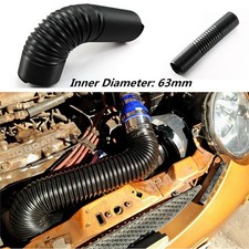 Für Auto Tuning Flexibles 2,5" Silikonschlauch Kaltluft Ansaugrohr Induktion